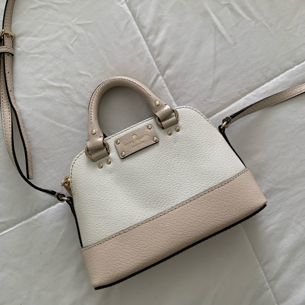 Kate Spade Wellesley Rachelle Mini Purse Cream
